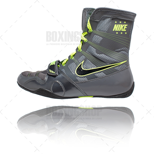 nike chaussures boxe, Chaussures nike hyperko - gris & fluo